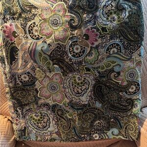 Talbots Blue and Green Paisley Skirt